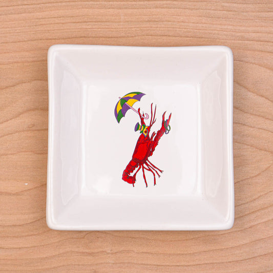 Mardi Gras Crawfish Trinket Dish
