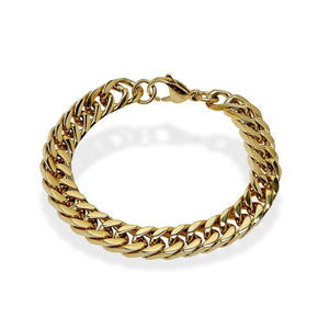 Gold-Tone Curb Chain Bracelet 8.5"
