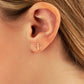 14K Cross Stud Earrings