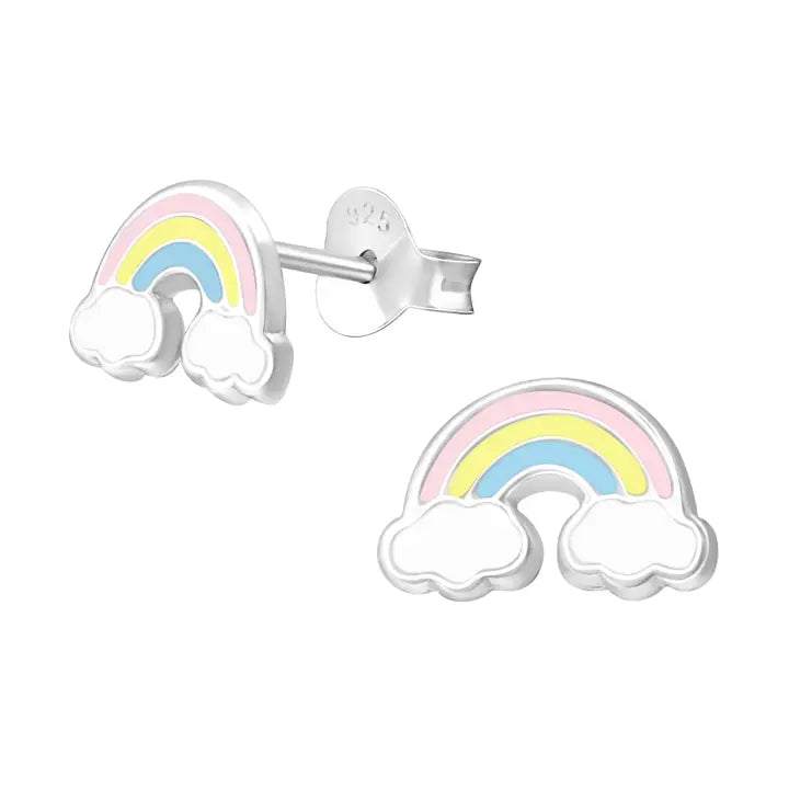 Rainbow Stud Earrings