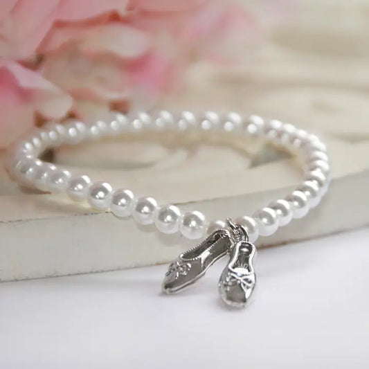Ballet Shoes Pearl Bracelet