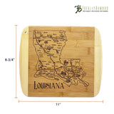 A Slice of Life Louisiana 11" Cutting & Serving Board