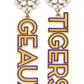 Geaux Tigers Earrings