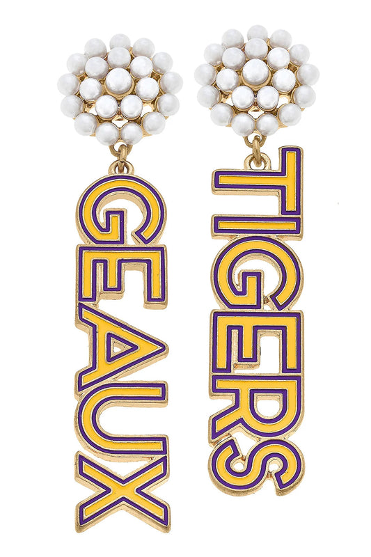 Geaux Tigers Earrings