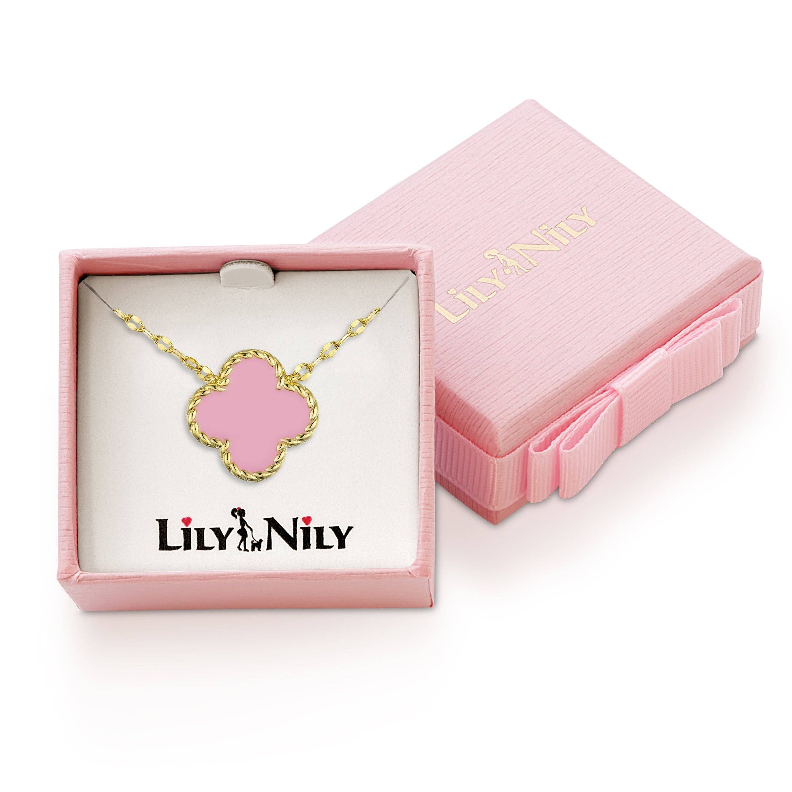 Pink Clover Necklace – Roussel's Fine Jewelry & Gifts