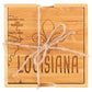 Louisiana Puzzle 4-Pc. Coaster Set with Case