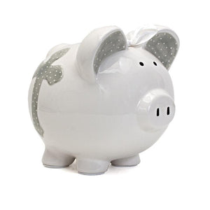 Faith Gray Piggy Bank