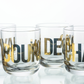 French Quarter Glassware Set of 4