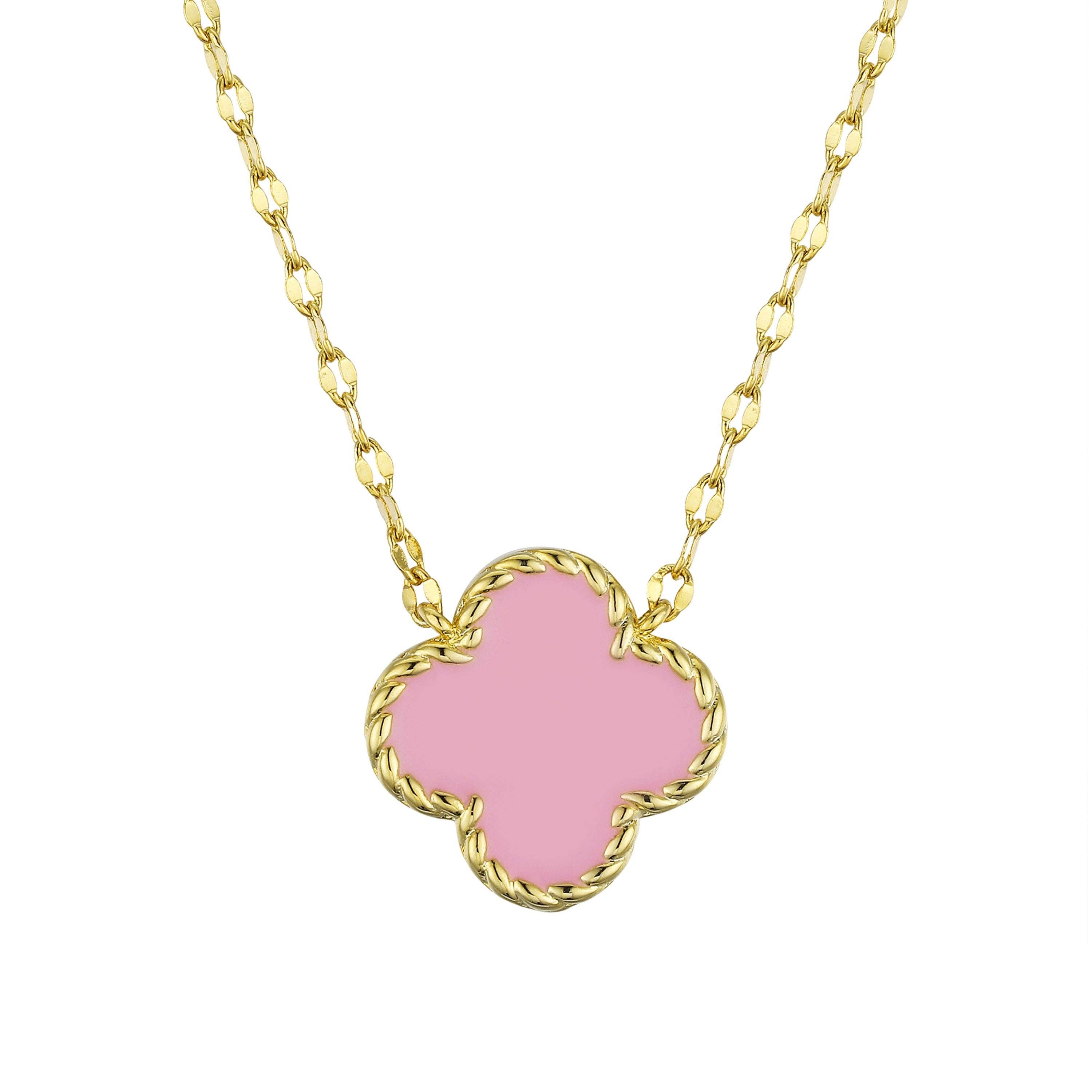 Pink Clover Necklace – Roussel's Fine Jewelry & Gifts