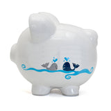 Noah's Ark Pig Ceramic Money Bank