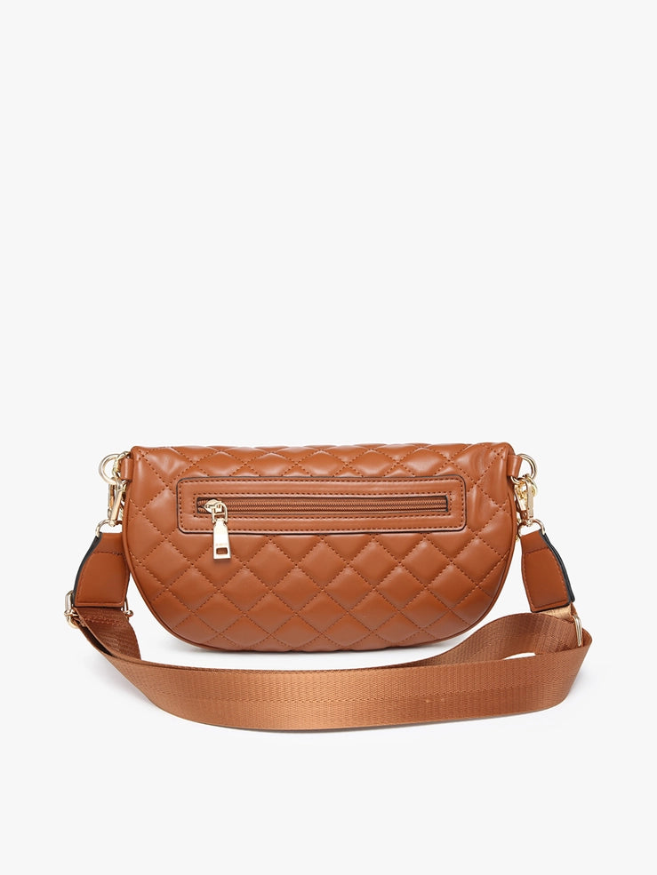 Quilted Belt Bag with Chain Strap