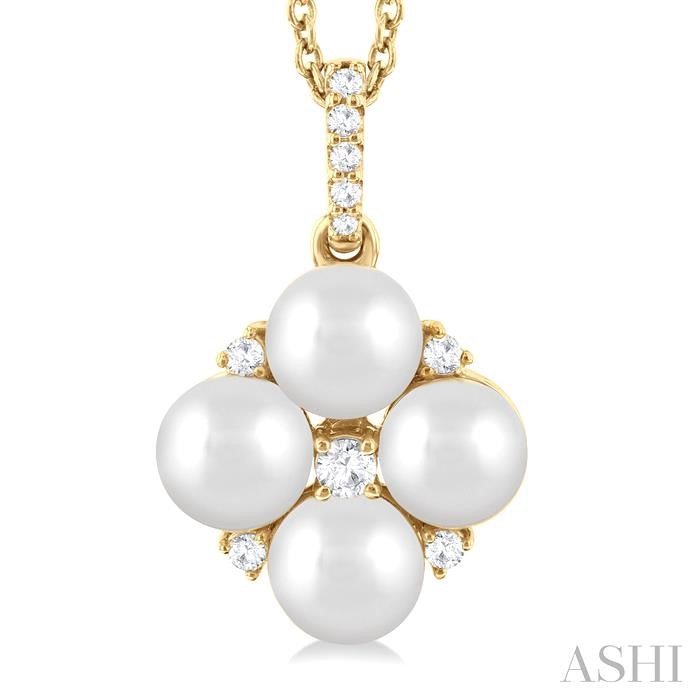 Pearl & Diamond Pendant
