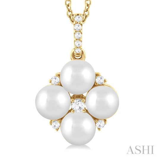 Pearl & Diamond Pendant
