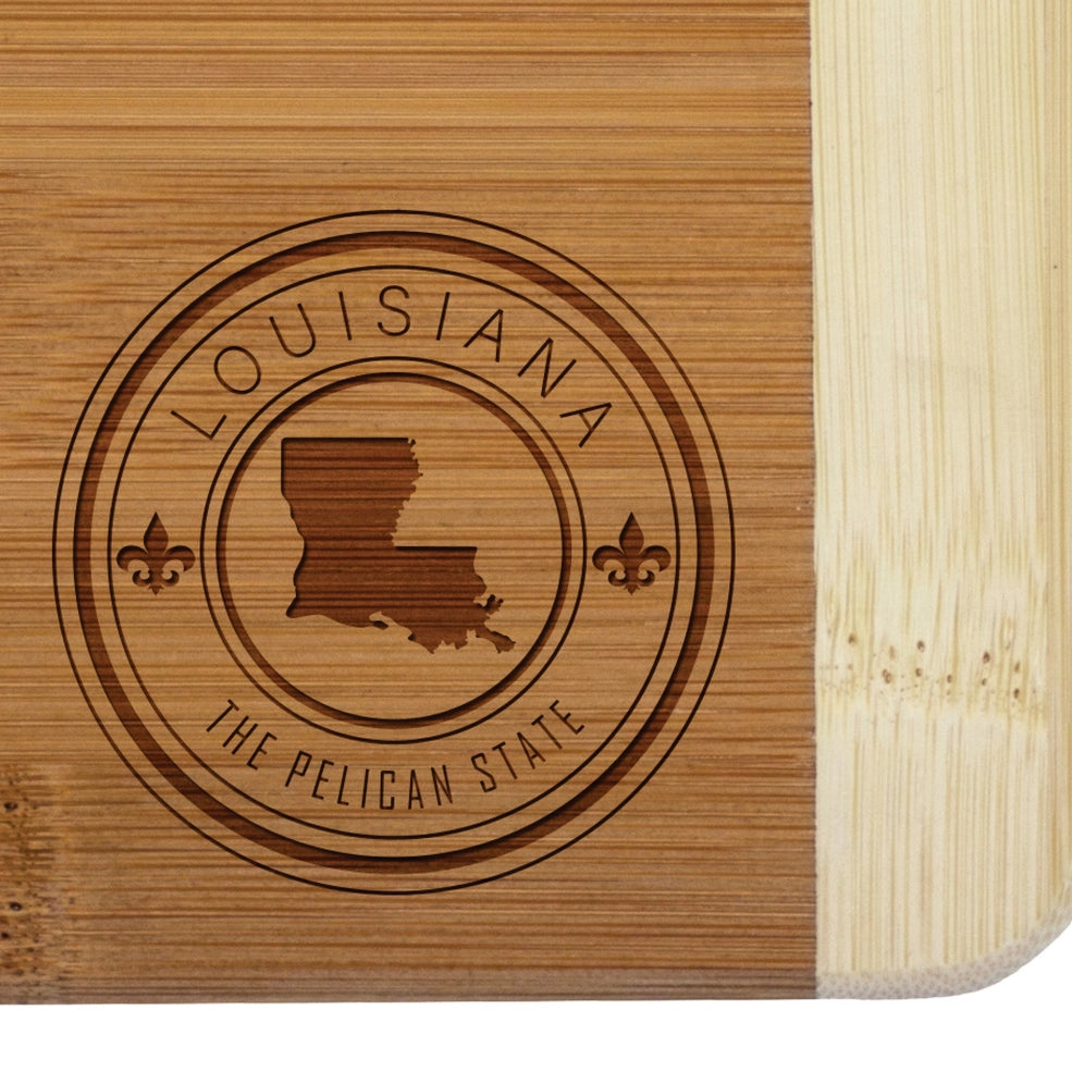 Louisiana State Stamp Series Bar Board