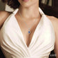 Pear Shape Sapphire Diamond Pendant