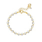 Pearl and Gold Ball Bracelet (Baby)