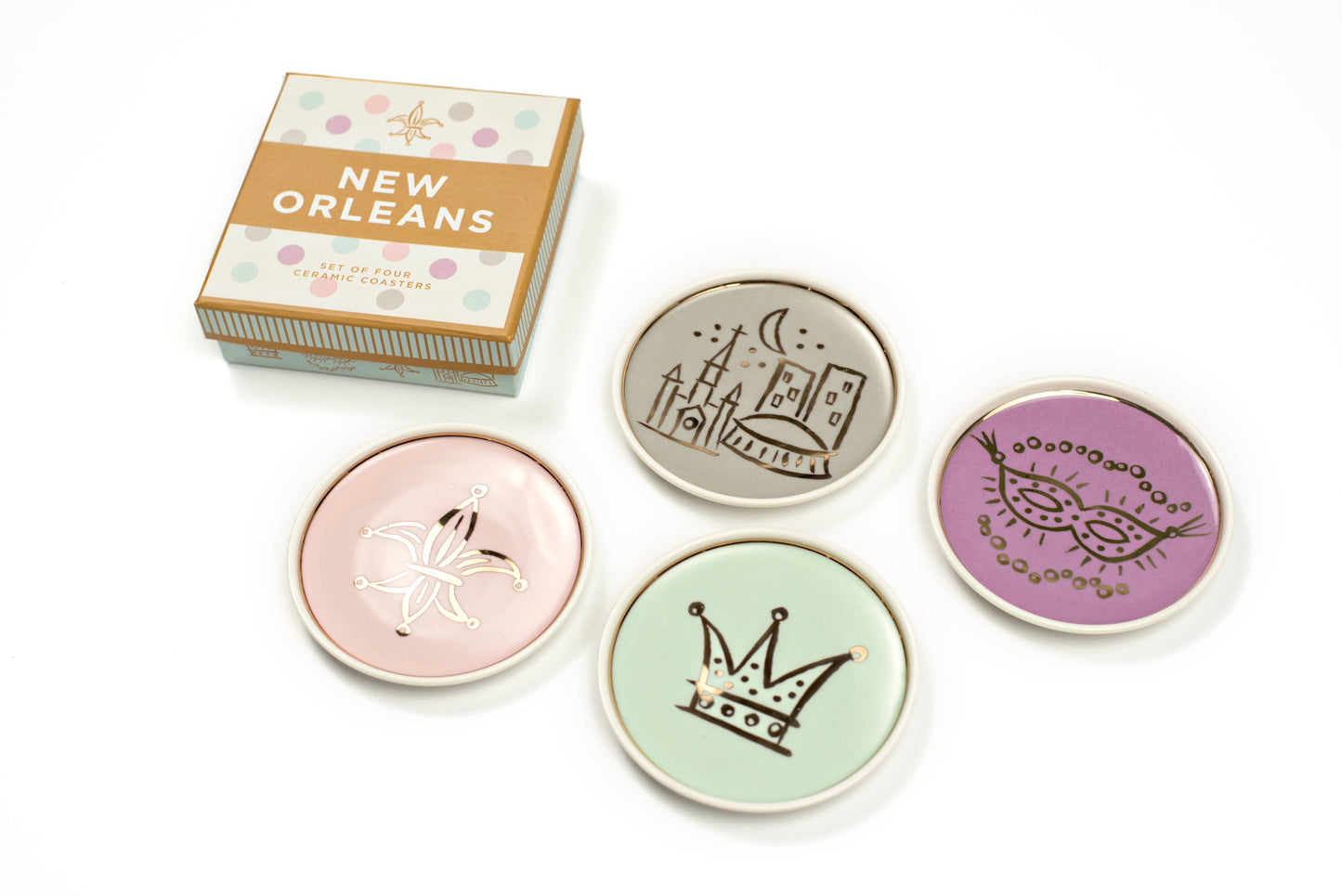 Coaster Set - New Orleans