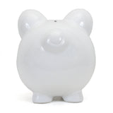 White Boss Hog Ceramic Piggy Bank