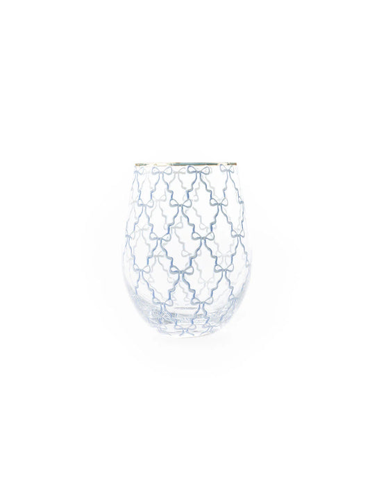 Bow Trellis Stemless Wine Glass