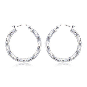 Sterling Silver Hoop Earrings