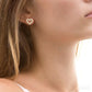 Heart Petite Diamond Earrings