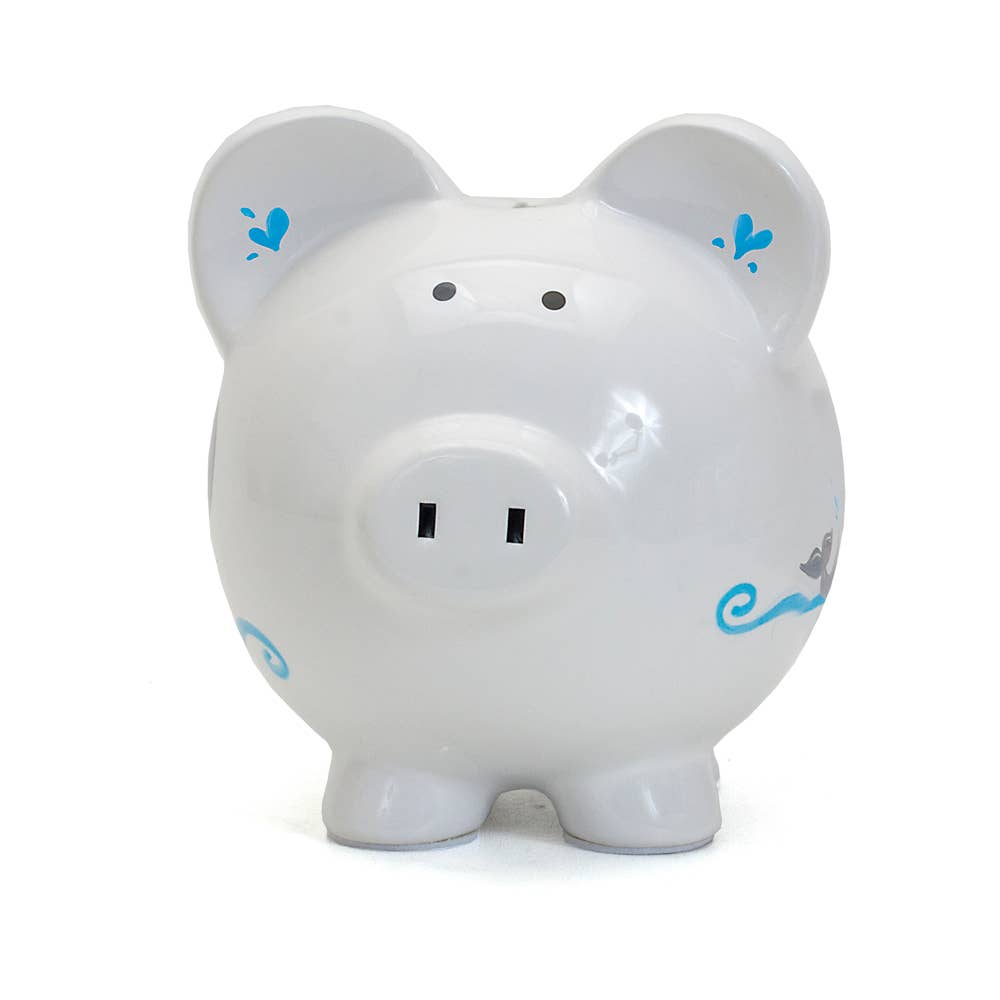 Noah's Ark Pig Ceramic Money Bank