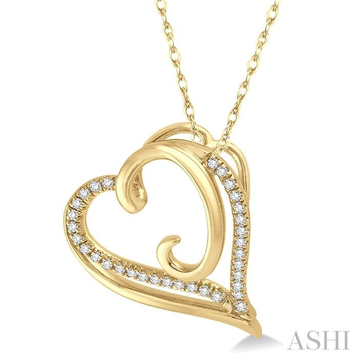 Heart Shape Diamond Pendant