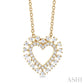 Heart Shape Diamond Pendant