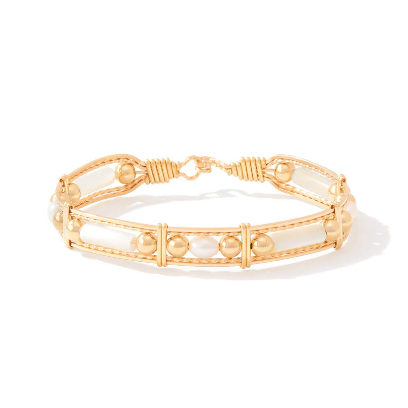 Color Your World Bracelet with Beads & Pearls