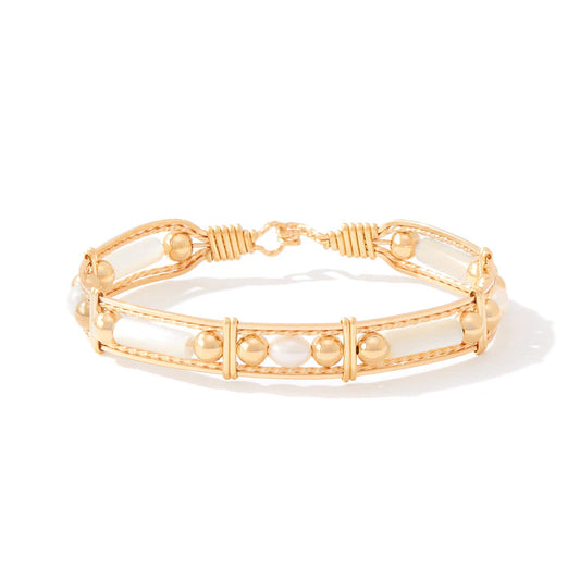 Color Your World Bracelet with Beads & Pearls