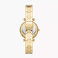 Fossil Carlie Three-Hand Gold-Tone Stainless Steel Watch