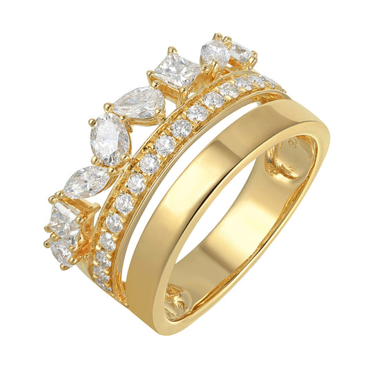 14K Gold Diamond Ring