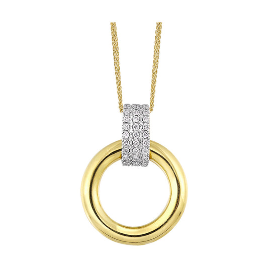 Gold Diamond Pendant