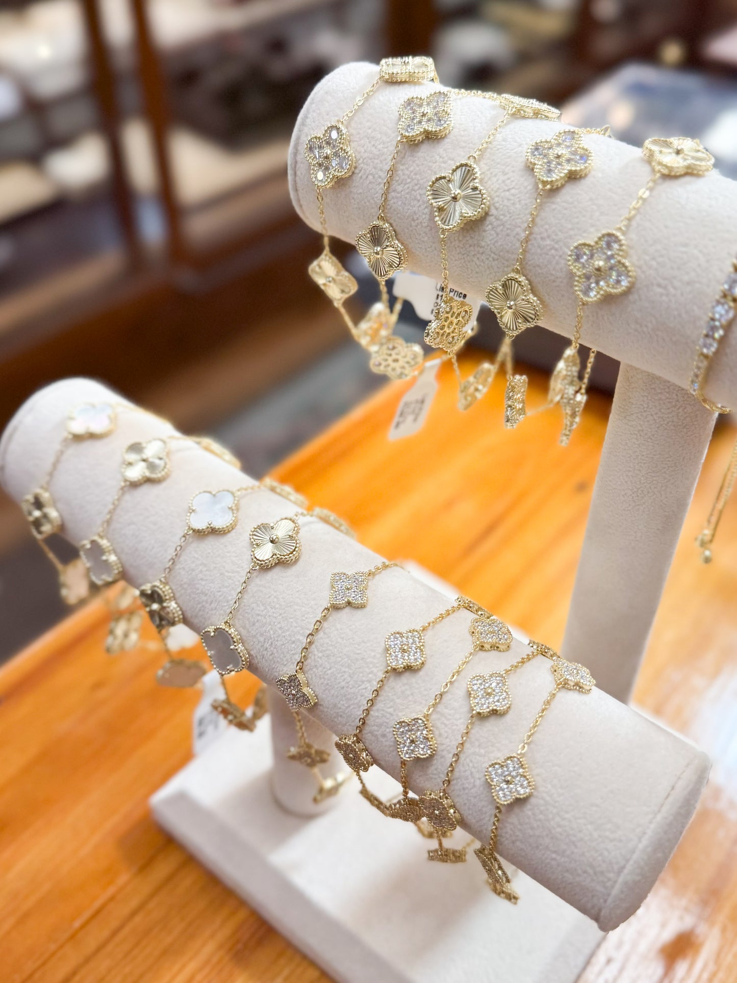 Gold Clover Bracelet