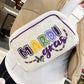 Beaded Mardi Gras Belt Bag