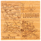 Louisiana Puzzle 4-Pc. Coaster Set with Case