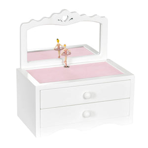 Kelby Girl's Wooden Musical Ballerina Jewelry Box
