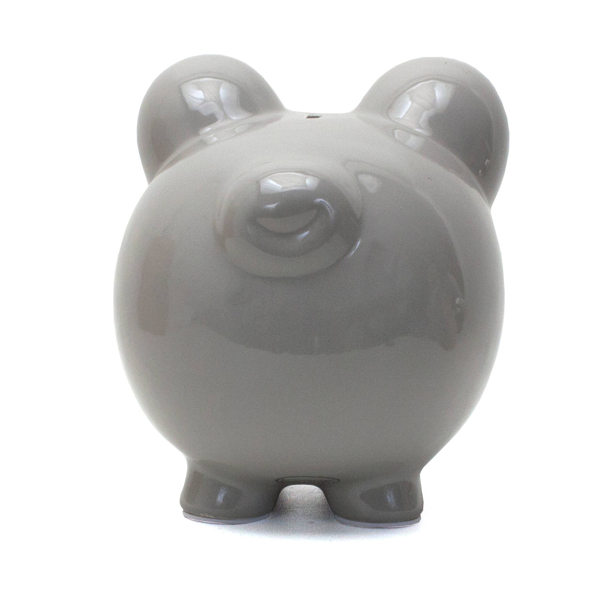 Gray Big Ear Ceramic Piggy Bank - Main Image