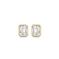 Bezel-Set Lab-Grown Diamond Stud Earrings