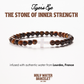 Holy Water Men's Tiger Eye Cross Bracelet