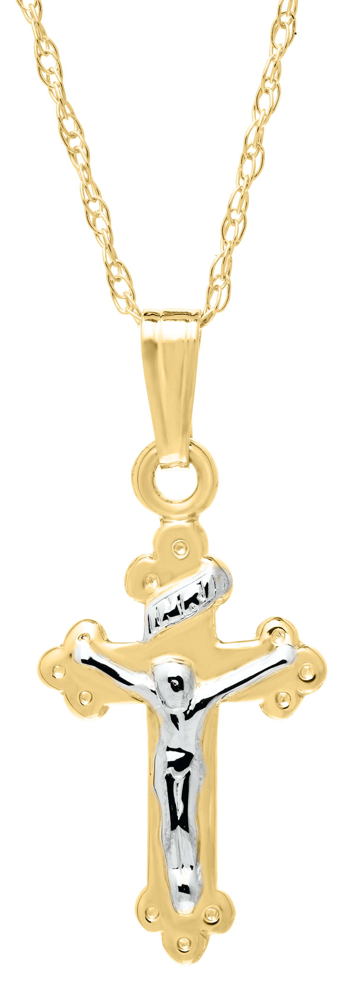 Gold Crucifix Pendant