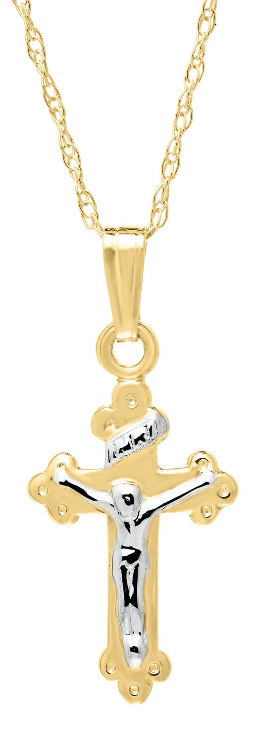 Gold Crucifix Pendant
