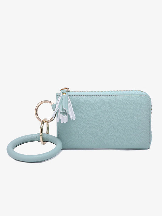 Bangle Wristlet in Seafoam
