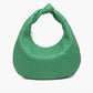 Valentina Vegan Woven Hobo in Emerald
