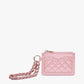 Quilted Wallet with Chain Bangle