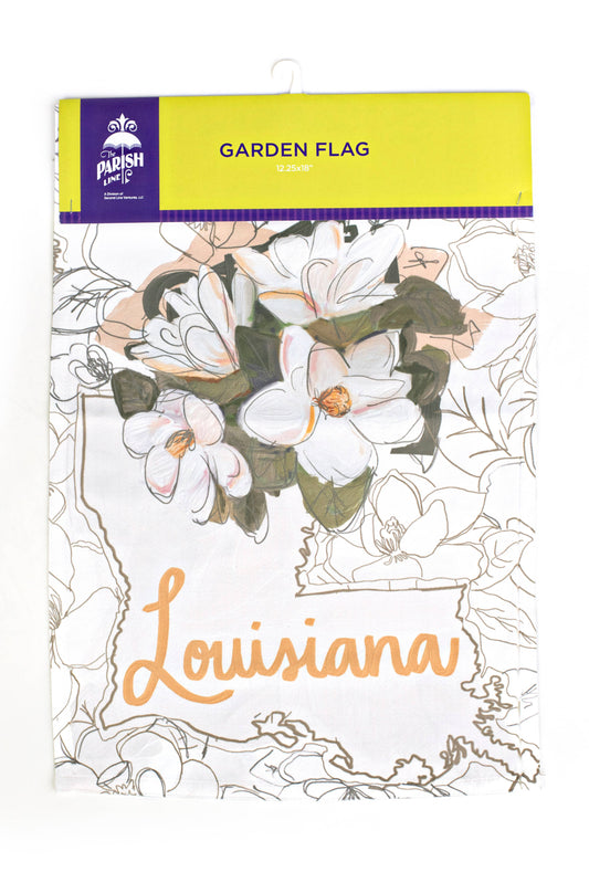 Garden Flag - Painted Louisiana Magnolia