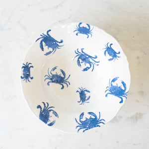 Watercolor Crab Serving Bowl