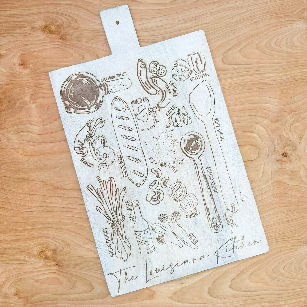 Louisiana Kitchen Serving Board