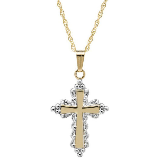 14K Gold-Filled Cross Pendant