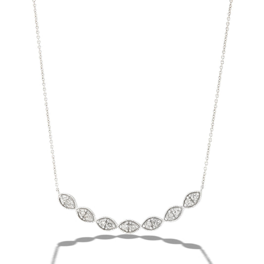 Sterling Silver Diamond Necklace